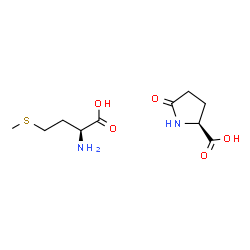 5-oxo-L-proline, compound with L-methionine (1:1)结构式