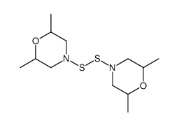 4-[(2,6-dimethylmorpholin-4-yl)disulfanyl]-2,6-dimethylmorpholine Structure