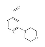 2-MORPHOLINOISONICOTINALDEHYDE structure