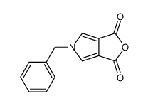 1-benzyl-1H-pyrrole-3,4-dicarboxylic anhydride Structure