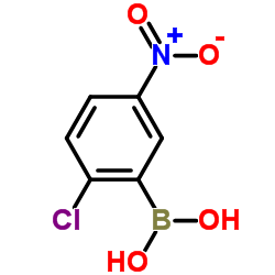 (2-Chloro-5-nitrophenyl)boronic acid structure