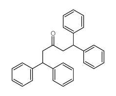 3-Pentanone,1,1,5,5-tetraphenyl-结构式