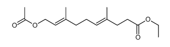 ethyl 10-acetyloxy-4,8-dimethyldeca-4,8-dienoate Structure