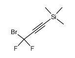 (3-bromo-3,3-difluoroprop-1-ynyl)trimethylsilane Structure