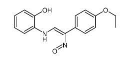 2-[[2-(4-ethoxyphenyl)-2-nitrosoethenyl]amino]phenol结构式