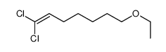 1,1-dichloro-7-ethoxyhept-1-ene结构式