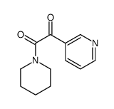 1-piperidin-1-yl-2-pyridin-3-ylethane-1,2-dione结构式