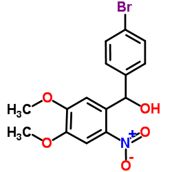 (4-BROMO-PHENYL)-(4,5-DIMETHOXY-2-NITRO-PHENYL)-METHANOL结构式
