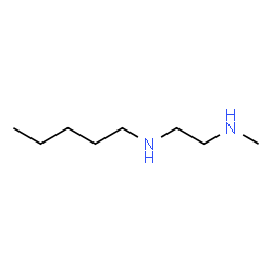 N-METHYL-N'-PENTYL ETHYLENEDIAMINE Structure