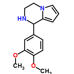 1-(3,4-Dimethoxyphenyl)-1,2,3,4-tetrahydropyrrolo[1,2-a]pyrazine结构式