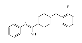 2-[1-(2-Fluoro-benzyl)-piperidin-4-yl]-1H-benzoimidazole结构式