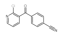 2-CHLORO-3-(4-CYANOBENZOYL)PYRIDINE structure