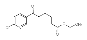 ETHYL 6-(6-CHLORO-3-PYRIDYL)-6-OXOHEXANOATE Structure