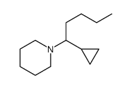 1-(1-cyclopropylpentyl)piperidine Structure