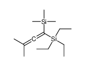 triethyl-(3-methyl-1-trimethylsilylbuta-1,2-dienyl)silane结构式