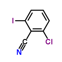 2-氯-6-碘苯甲腈结构式