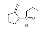 2-propylsulfonylcyclopentan-1-one Structure