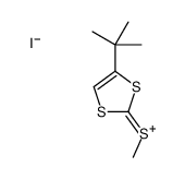 (4-tert-butyl-1,3-dithiol-2-ylidene)-methylsulfanium,iodide Structure