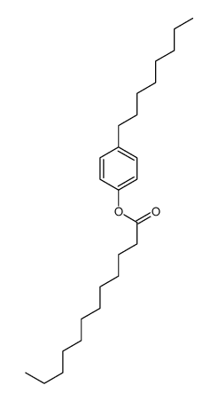 (4-octylphenyl) dodecanoate结构式