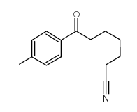 7-(4-iodophenyl)-7-oxoheptanenitrile Structure