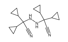 α,α,α',α'-Tetracyclopropyl-1,2-hydrazindiacetonitril Structure