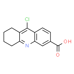9-氯-5,6,7,8-四氢吖啶-3-羧酸结构式