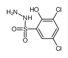 3,5-dichloro-2-hydroxybenzenesulfonohydrazide Structure