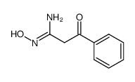N-hydroxy-3-oxo-3-phenyl-propionamidine Structure