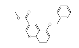 ethyl 5-(benzyloxy)quinoline-3-carboxylate Structure