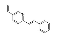 5-ethenyl-2-(2-phenylethenyl)pyridine结构式