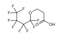 3-(1,1,2,2,3,3,4,4,4-nonafluorobutoxy)propanoic acid Structure