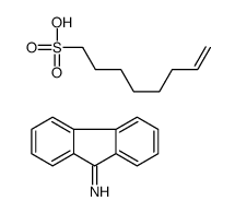 fluoren-9-imine,oct-7-ene-1-sulfonic acid结构式
