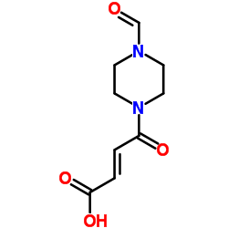 4-(4-Formylpiperazinyl)-4-oxobut-2-enoic acid结构式