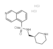 (S)-Isoquinoline-5-sulfonic acid (piperidin-3-ylmethyl)-amide dihydrochloride结构式