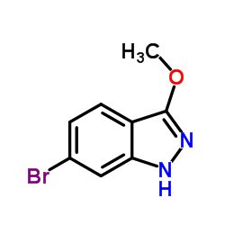 6-溴-3-甲氧基-1H-吲唑结构式