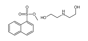 1-methylnaphthalene-1-sulphonic acid, compound with 2,2'-iminobis[ethanol] (1:1) picture