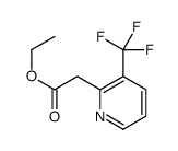 ethyl 2-[3-(trifluoromethyl)pyridin-2-yl]acetate Structure