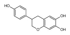 6,7,4'-trihydroxyisoflavan结构式