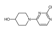 1-(2-chloropyrimidin-4-yl)piperidin-4-ol structure