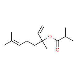 ()-1,5-dimethyl-1-vinylhex-4-enyl isobutyrate picture