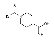 4-carboxamidopiperidine-N-dithiocarboxylate结构式