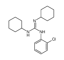 1-(2-chlorophenyl)-2,3-dicyclohexylguanidine Structure