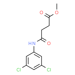 Methyl 4-[(3,5-dichlorophenyl)amino]-4-oxobutanoate结构式