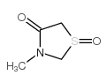 4-Thiazolidinone,3-methyl-,1-oxide(9CI)结构式