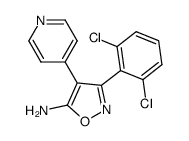 5-Amino-3-(2,6-dichlorophenyl)-4-(4-pyridyl)isoxazole Structure