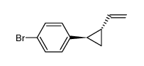 1-bromo-4-[(1R,2S)-2-vinylcyclopropyl]benzene结构式