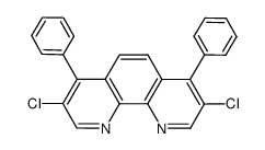 4,7-diphenyl-3,8-dichloro-1,10-phenanthroline结构式