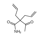 2-acetyl-2-allyl-pent-4-enoic acid amide Structure