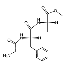 methyl glycyl-L-phenylalanyl-L-alaninate Structure