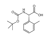 N-Boc-(2-methylphenyl)glycine Structure